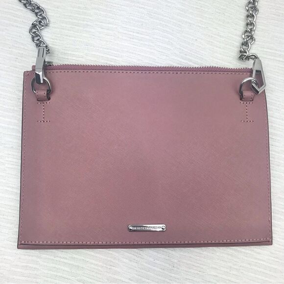 Rebecca Minkoff Mauve Pink Slim Envelope Bag - Picture 3 of 15